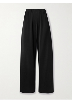 FFORME - Dayne Sateen Wide-leg Pants - Black - x small,small,medium,large