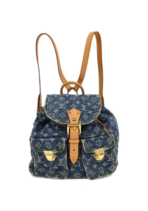 Louis Vuitton Pre-Owned 2006 GM Sac a Dos Monogram denim backpack - Blue