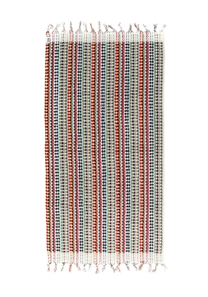 Bathing Culture Cosmic Deadstock Rainbow Body Towel in Multi.