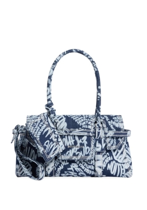 DSQUARED2 Rebel Hibiscus Twin shoulder bag - Blue