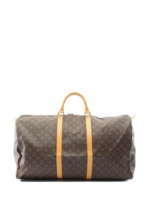 Louis Vuitton Pre-Owned 1999 60 Keepall monogram leather bag - Brown