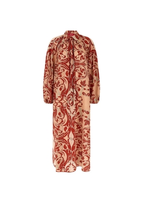 F.R.S For Restless Sleepers raque geometry print dress - Neutrals