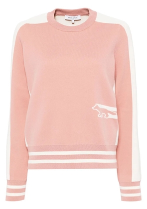 Maison Kitsuné flash fox jumper - Pink