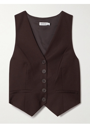 SIMKHAI - Deb Wool Vest - Brown - US00,US0,US2,US4,US6,US8,US10,US12,US14