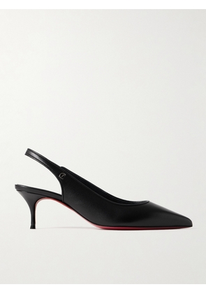 Christian Louboutin - Sporty Kate 45 Leather Slingback Pumps - Black - IT35,IT35.5,IT36,IT36.5,IT37,IT37.5,IT38,IT38.5,IT39,IT39.5,IT40,IT40.5,IT41,IT41.5,IT42