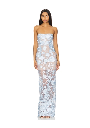 Bronx and Banco x REVOLVE Jasmine Maxi Dress in Baby Blue. Size M. Also in S, L, XL.