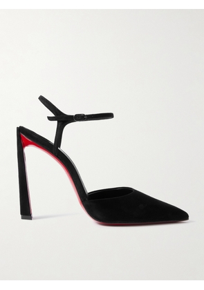 Christian Louboutin - Condora Riviera 100 Suede Pumps - Black - IT35,IT35.5,IT36,IT36.5,IT37,IT37.5,IT38,IT38.5,IT39,IT39.5,IT40,IT40.5,IT41,IT41.5,IT42