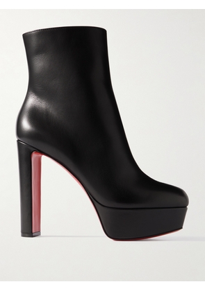 Christian Louboutin - Movida 130 Leather Platform Ankle Boots - Black - IT36,IT36.5,IT37,IT37.5,IT38,IT38.5,IT39,IT39.5,IT40,IT40.5,IT41,IT42