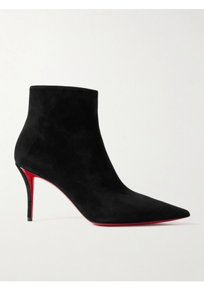 Christian Louboutin - So Apostropha 80 Suede Ankle Boots - Black - IT36,IT36.5,IT37,IT37.5,IT38,IT38.5,IT39,IT39.5,IT40,IT40.5,IT41,IT41.5,IT42
