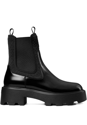 Tory Burch 65mm T-monogram chelsea boots - Black