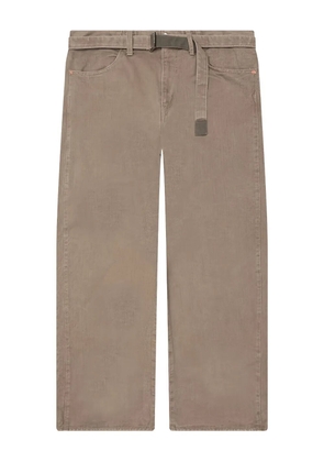 sacai belted trousers - Beige