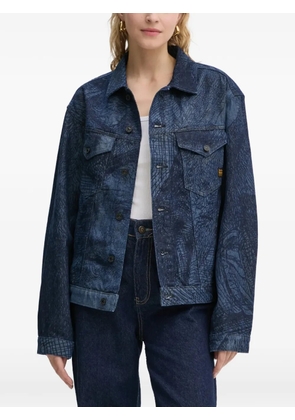 G-Star RAW Rembrandt patterned denim jacket - Blue