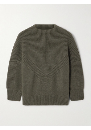 SASUPHI - Armor Ribbed Cashmere Sweater - Green - IT36,IT38,IT40,IT42,IT44,IT46