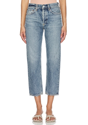 AGOLDE Parker Low Slung Vintage Straight Jeans in Denim-Light. Size 32. Also in 33.