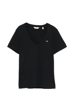 Gant V-neck T-shirt - Black