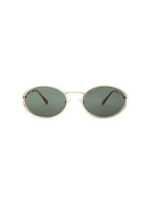 Banbe The Sampaio Sunglasses in Metallic Gold.