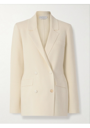 Gabriela Hearst - Bowen Double-breasted Knitted Wool Blazer - Ivory - x small,small,medium,large,x large