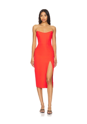 Amanda Uprichard Chamberlain Dress in Red. Size L. Also in M, S, XS.