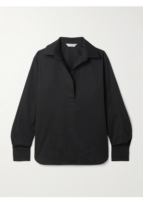 Max Mara - Cotton-blend Poplin Shirt - Black - UK 4,UK 6,UK 8,UK 10,UK 12,UK 14,UK 16,UK 18