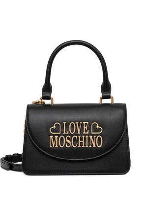 Love Moschino logo-detail tote bag - Black