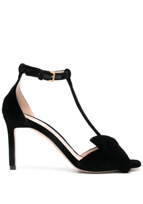 TOM FORD 80mm velvet sandals - Black