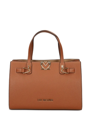 Love Moschino logo-detail tote bag - Brown