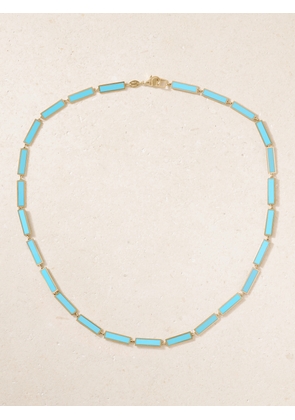 JIA JIA - 14-karat Gold Turquoise Necklace - Blue - One size