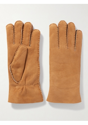 Agnelle - Denise Shearling Gloves - Brown - 6,6.5,7,7.5,8,8.5