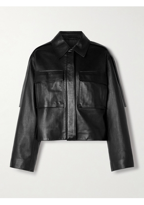 Proenza Schouler - Dylan Cropped Leather Jacket - Black - US2,US4,US6