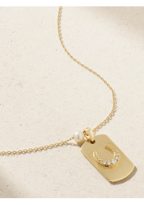 Mizuki - Sea Of Beauty 14-karat Gold, Diamond And Pearl Necklace - One size