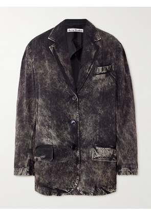 Acne Studios - Distressed Twill Blazer - Black - FR 32,FR 34,FR 36,FR 38,FR 40,FR 42