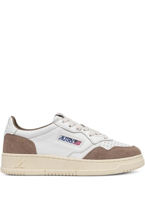 Autry suede-panels sneakers - White