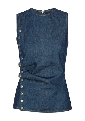 ROTATE BIRGER CHRISTENSEN button-detail top - Blue