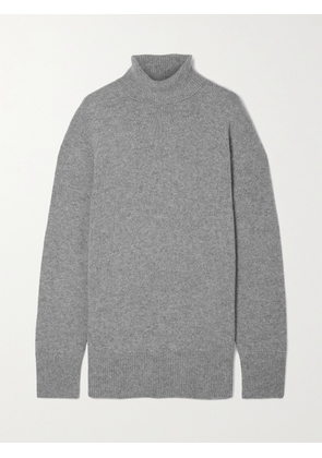 The Row - Essentials Stepny Wool And Cashmere-blend Turtleneck Sweater - Gray - x small,small,medium,large,x large