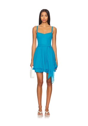 Amanda Uprichard Anais Dress in Blue. Size L. Also in M, S.