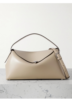 TOTEME - T-lock Leather Shoulder Bag - Off-white - One size