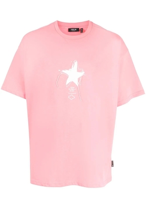 FIVE CM star-print T-shirt - Pink