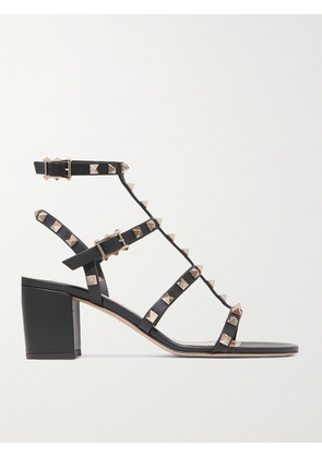 Valentino Garavani - Rockstud 60 Leather Sandals - Black - IT35,IT35.5,IT36,IT36.5,IT37,IT37.5,IT38,IT38.5,IT39,IT39.5,IT40,IT40.5,IT41,IT41.5,IT42