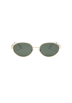 Banbe The Evangelista Sunglasses in Metallic Gold.