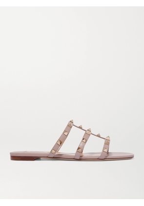 Valentino Garavani - Rockstud Leather Sandals - Pink - IT34,IT35,IT35.5,IT36,IT36.5,IT37,IT37.5,IT38,IT38.5,IT39,IT39.5,IT40,IT40.5,IT41,IT41.5,IT42