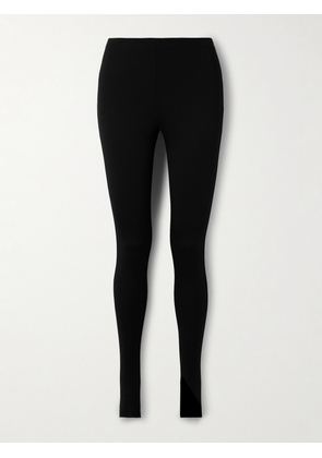 Salon 1884 - Jolie Wool-blend Stirrup Leggings - Black - FR 34,FR 36,FR 38,FR 40,FR 42