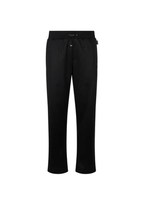 Philipp Plein logo-embellished track pants - Black
