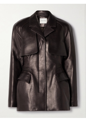 Salon 1884 - Claudel Leather Jacket - Brown - FR 36,FR 38,FR 40