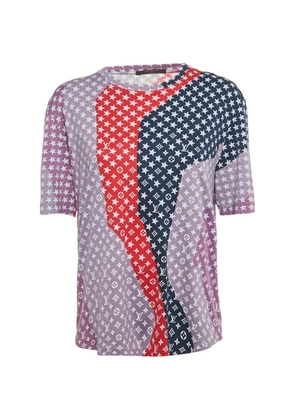 Louis Vuitton Pre-Owned monogram-print T-shirt - Purple