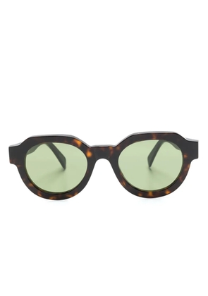 Retrosuperfuture Vostro oval-frame sunglasses - Brown