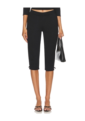 GUIZIO Caria Capri Pants in Black. Size L. Also in XL.