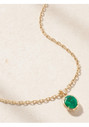 Anita Ko - 18-karat-gold, Emerald And Diamond Necklace - One size