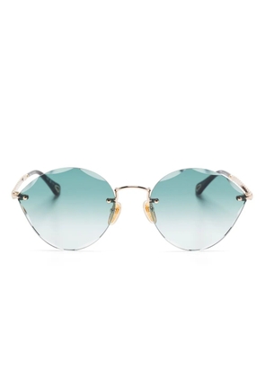 Chloé Eyewear cat-eye sunglasses - Gold