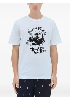 This Is Never That otter-print T-shirt - White