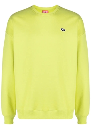 Diesel S-Rob-Doval-PJ cotton sweatshirt - Yellow